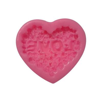 Molde De Silicona Coarazón Love H11-013K7-02