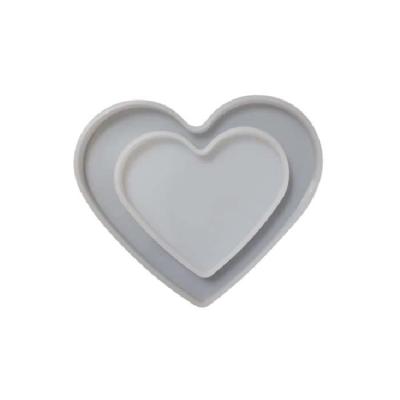 Molde De Silicona Bandeja Corazón | Bartola Artística