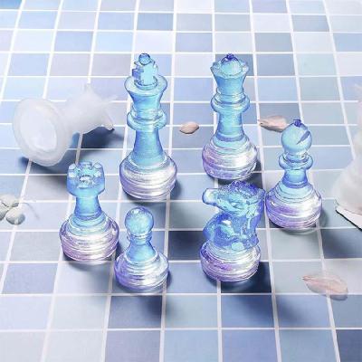 Molde De Silicona Piezas Ajedrez | Bartola Artística