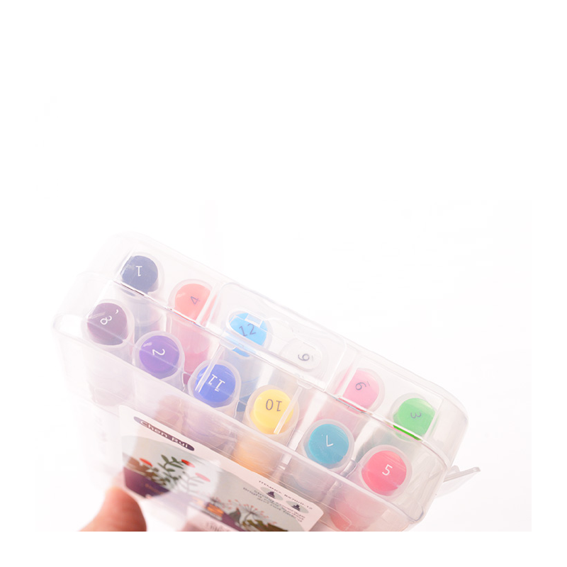 Marcador Acrilico Doble Punta X 12 Colores Chen Rui | Bartola Artística