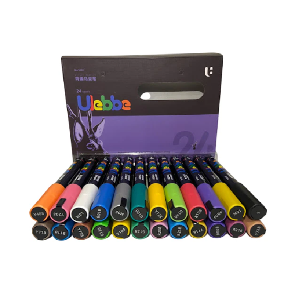 Marcadores Acrilicos Ulebbe X 24 Colores