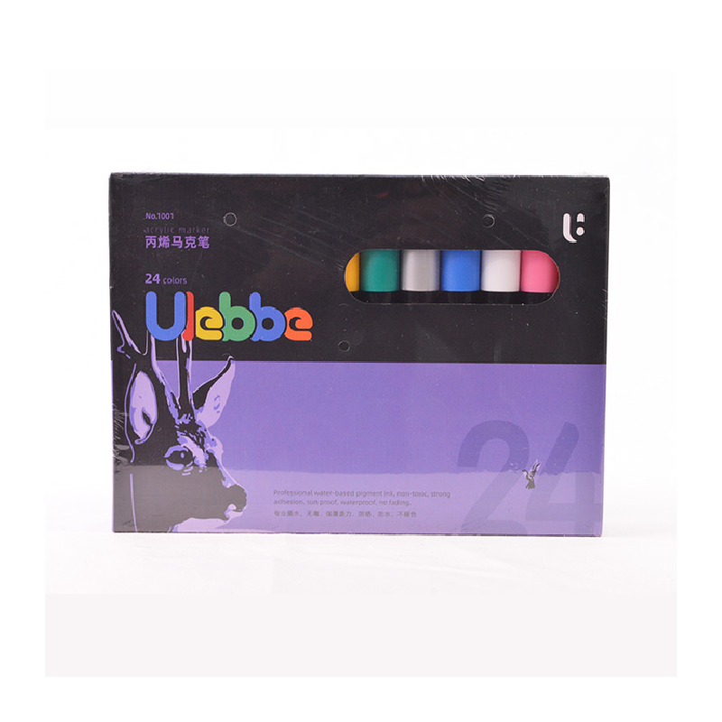 Marcadores Acrilicos Ulebbe X 24 Colores | Bartola Artística