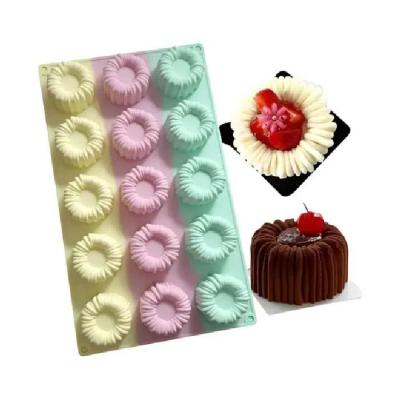 Molde De Reposteria Tricolor Flor X 15 Cavidades | Bartola Artística