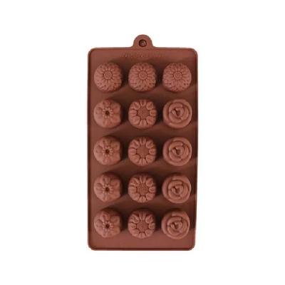 Molde De Reposteria Flores 1 X 15 Cavidades