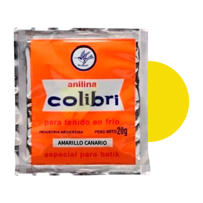 Anilina Teñido en Frío Colibrí 20g | Bartola Artística
