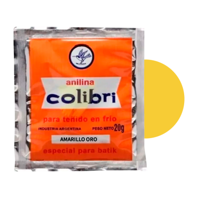 Anilina Teñido en Frío Colibrí 20g | Bartola Artística