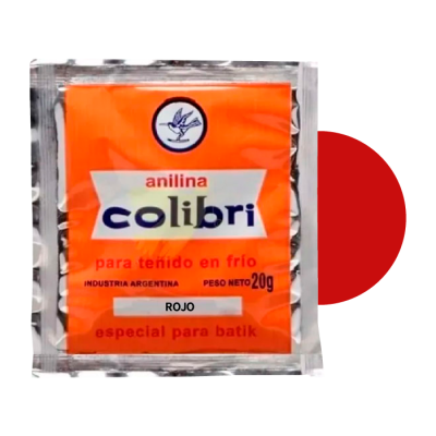 Anilina Teñido en Frío Colibrí 20g | Bartola Artística