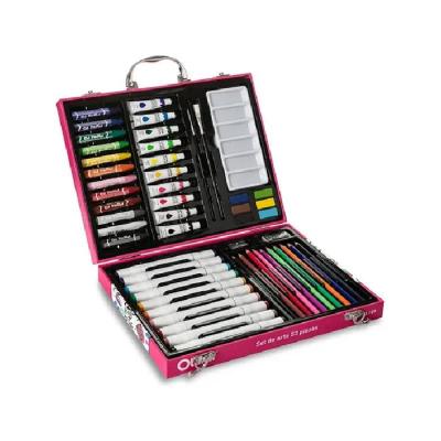 Valija De Arte Olami 66 Piezas (Rosa) | Bartola Artística