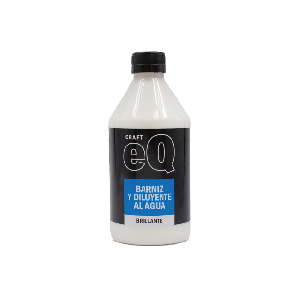 Barniz Y Diluyente Al Agua Brillante Eq X 500 cc
