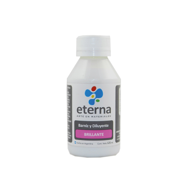 Barniz Y Diluyente Brillante Eterna X 125 ml