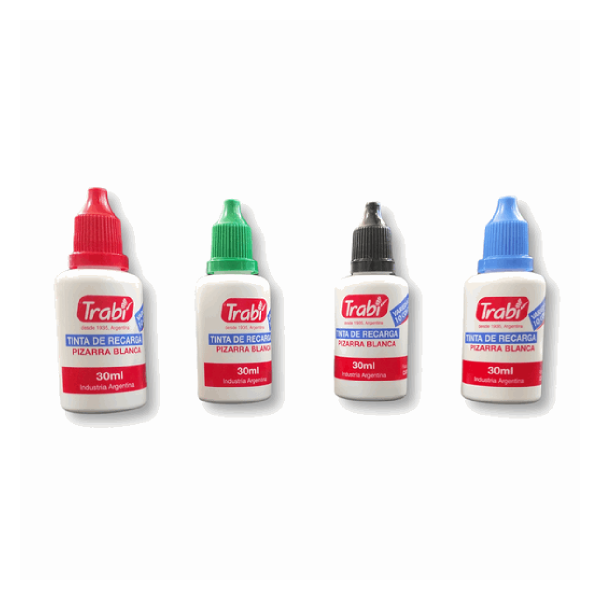 Tinta De Recarga Trabi Para Marcador De Pizarra X 30 Ml