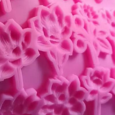 Molde De Silicona Flores Patrón | Bartola Artística