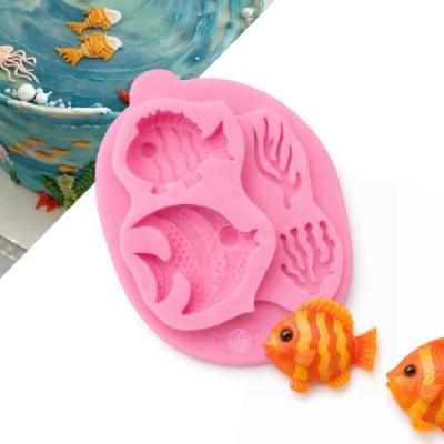 Molde De Silicona Peces X 2 | Bartola Artística