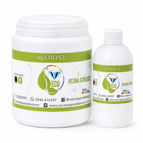 Resina Acrílica Eco 750 Grs Diamont