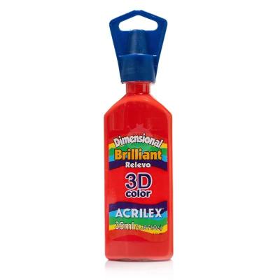 Dimensional 3D Brillante 35 Ml Acrilex Relieve | Bartola Artística
