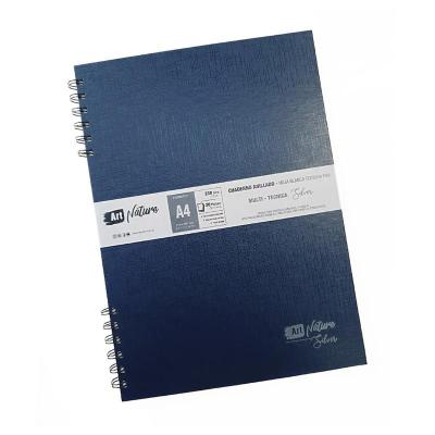 Cuaderno Anillado Silver A4 Tapa Dura 230 g x 20 Hojas | Bartola Artística