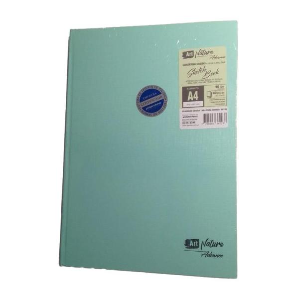 CUADERNO ART NATURE 90 G ADVANCE LISO A4 X 80 H