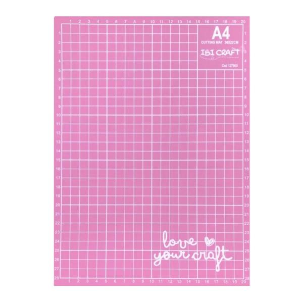 BASE DE GOMA PARA CORTE 30 C 22 CM A4 ROSA