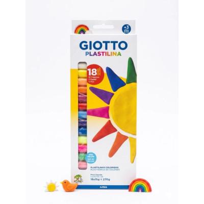 Plastilinas Giotto X 18 Colores | Bartola Artística