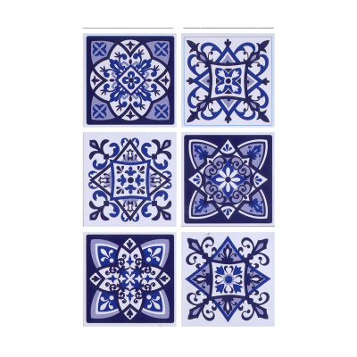 Vinilo Azulejos Autoadhesivos Celeste 15x15 Cm | Bartola Artística