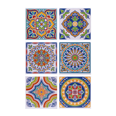 Vinilo Azulejos Autoadhesivos Verde 15x15 Cm | Bartola Artística