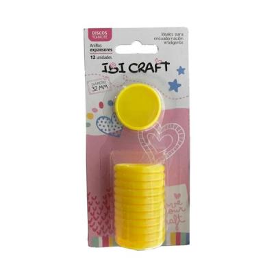 Discos De Expansión 32 Mm X 12 Pcs Amarillo | Bartola Artística