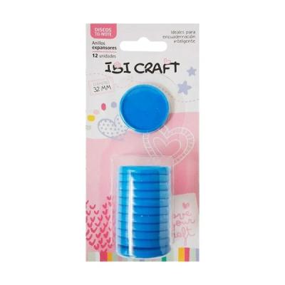 Discos De Expansión 32 Mm X 12 Pcs Aqua | Bartola Artística
