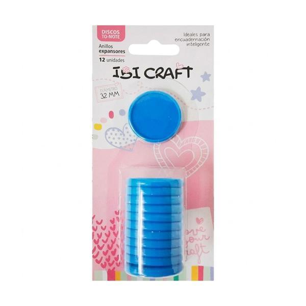 DISCOS DE EXPANSION 32 MM X 12 PCS AQUA