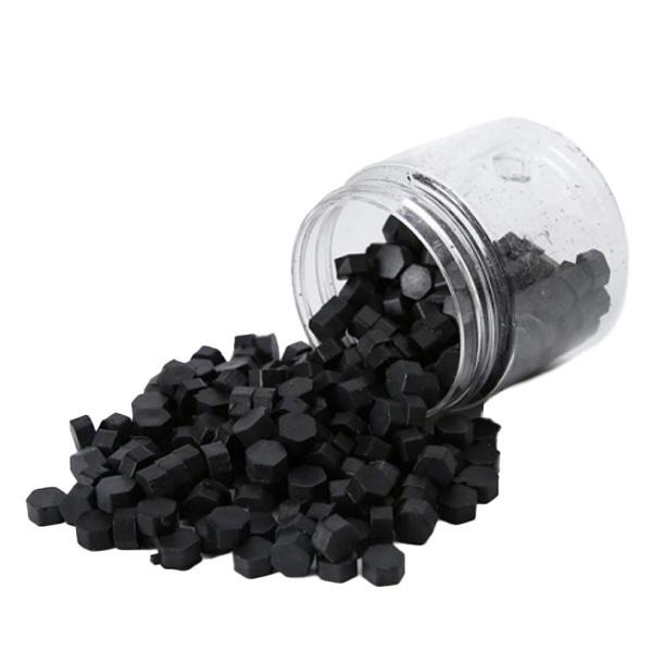 LACRE EN PERLAS (20 GRAMOS) NEGRO