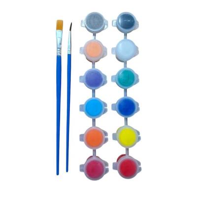 Potes Acrílicos 3 ml x 12 con Pincel | Bartola Artística