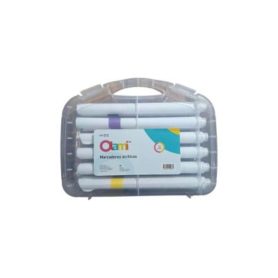 Marcador Acrílico Olami Estuche x 12 | Bartola Artística