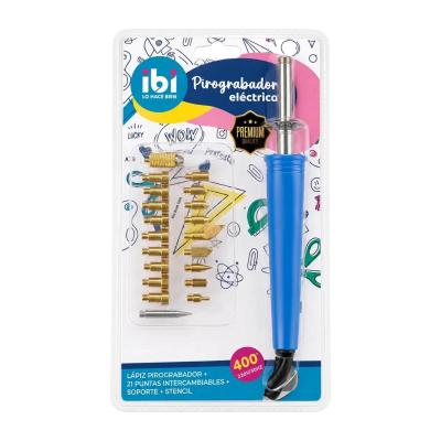 Pirógrafo Lápiz IBI Craft 21 Puntas + 2 Accesorios | Bartola Artística