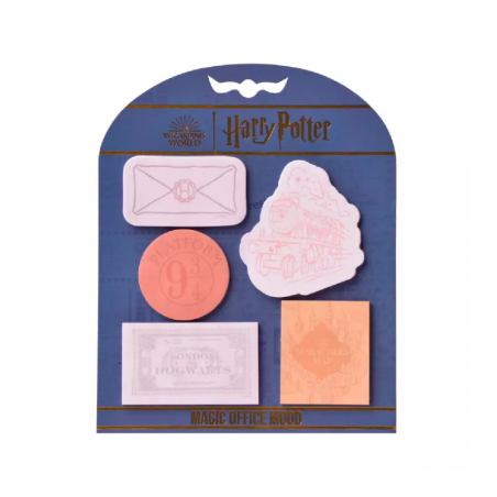 Set De Notas Adhesivas Harry Potter Mooving X 4 Block