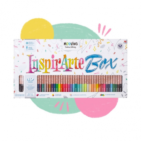 Inspirarte Box Mooving X 40 Piezas Set Creativo