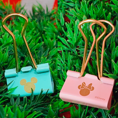 Binder Clips Minnie & Mickey 19 Mm X 12 Unidades - Imagen 2
