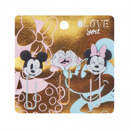 Fun Paper Clips Minnie & Mickey Mooving x 4 Unidades
