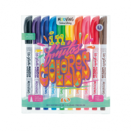 Microfibra Infinitos Mooving X 10 Colores