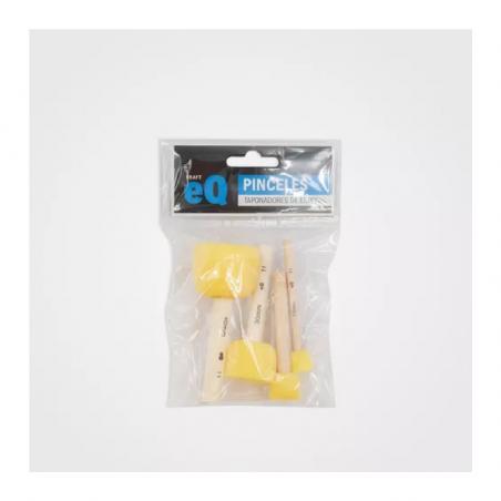 Set Pincel Taponadores De Esponja Eq Craft X 4 Unidades