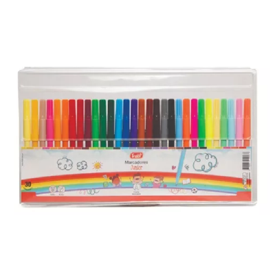 Marcador Junior X 30 Colores Surtidos