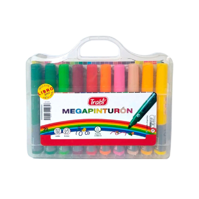 Megapinturón Valija X 20 Colores