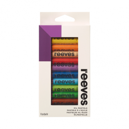 Set Pasteles Al Oleo Reeves X 12 Unidades