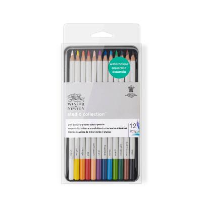 Lápices Acuarelables Lata X 12 Colores