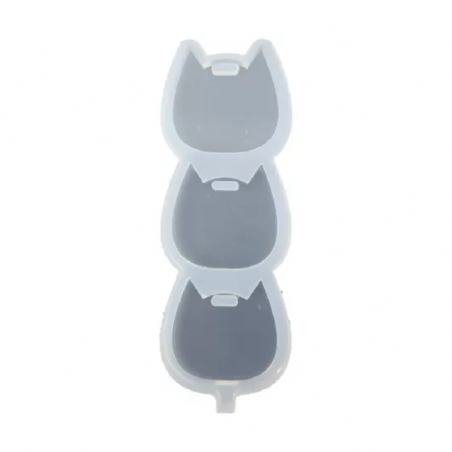 Molde Para Resina Epoxi Gatito X 3 MD 66