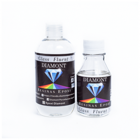Resina Epoxi Glass Fluent Diamont X 300 Grs