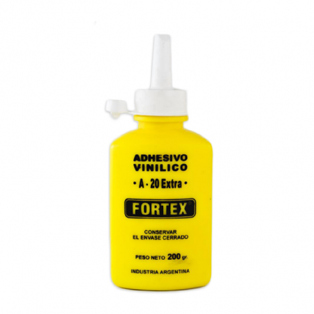 Cola Vinílica Fortex A - 20 Extra Con Pico X 200 Grs