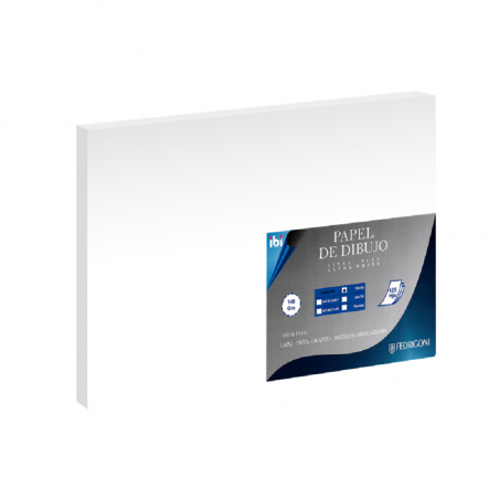 Papel Ultra White Para Dibujo Fedrigoni 140 Grs 35 X 50 Cm Por Unidad