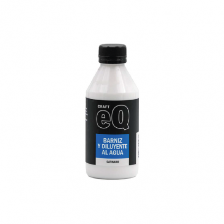 Barniz Y Diluyente Al Agua Satinado X 250 cc