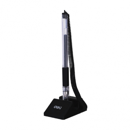 Bolígrafo Gel  Deli Para Mostrador Negro 0.5 Mm