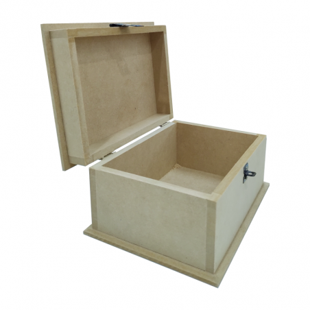 Caja Candado De Fibrofácil 15 X 20 X 10 Cm