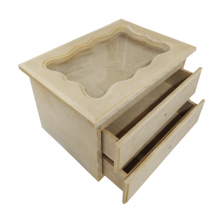 Cajonera X 2 Cajones De Fibrofácil Para Arte Frances